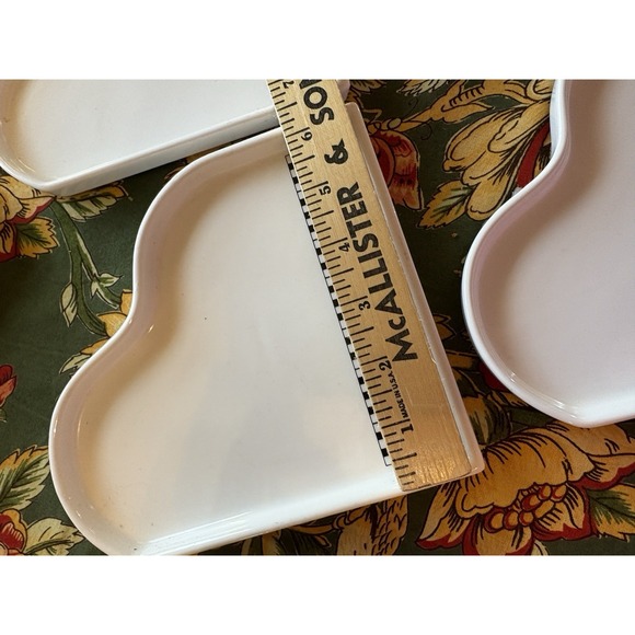 Six Vintage 1980 Shafford Original Ceramic Grand Piano Design 7 in Plates Japan - Picture 3 of 11